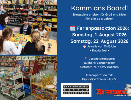 Ferienpass-Aktion in der Bücherei Langendreer